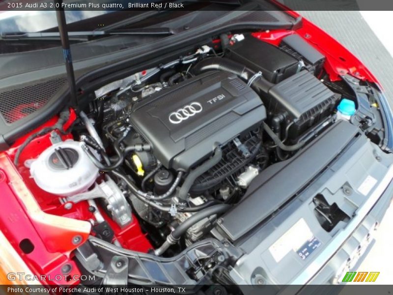 Brilliant Red / Black 2015 Audi A3 2.0 Premium Plus quattro