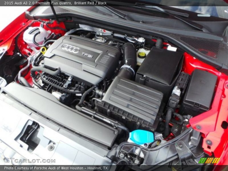 Brilliant Red / Black 2015 Audi A3 2.0 Premium Plus quattro