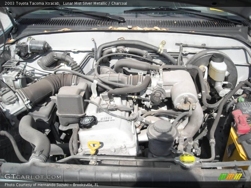 Lunar Mist Silver Metallic / Charcoal 2003 Toyota Tacoma Xtracab