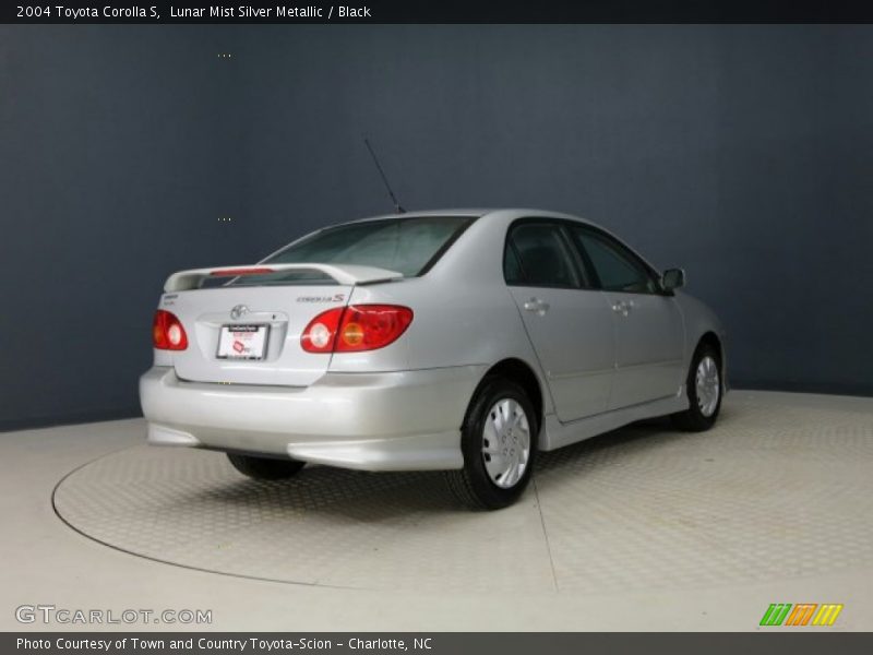 Lunar Mist Silver Metallic / Black 2004 Toyota Corolla S