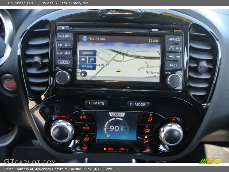 Controls of 2015 Juke SL