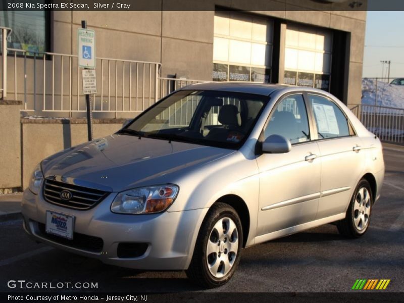 Silver / Gray 2008 Kia Spectra EX Sedan