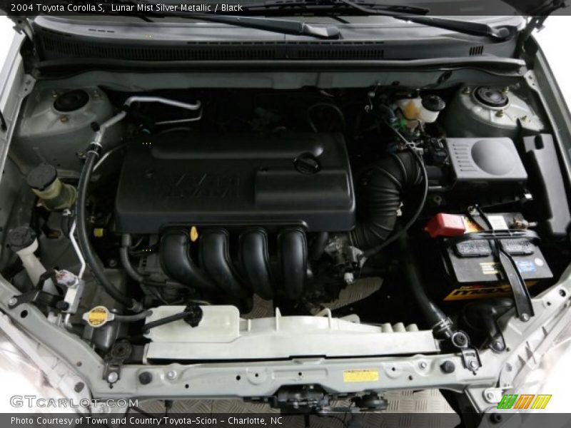 Lunar Mist Silver Metallic / Black 2004 Toyota Corolla S
