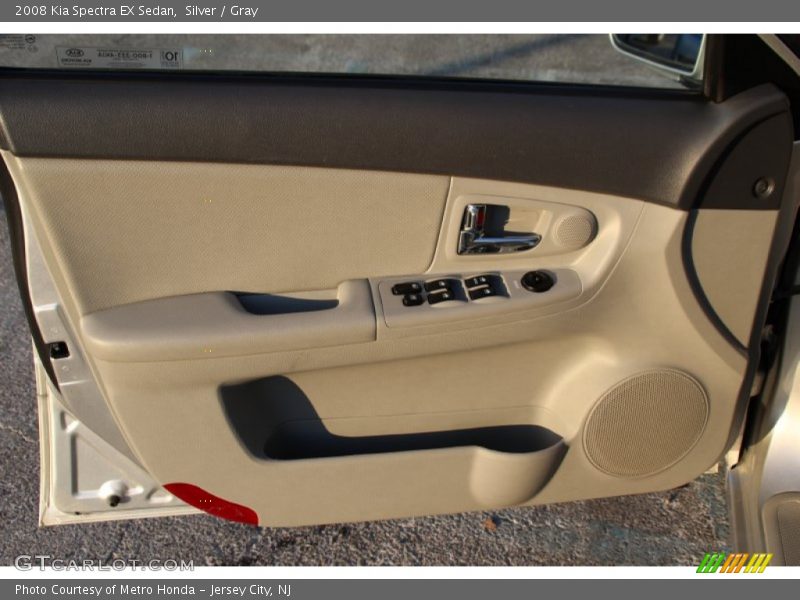 Silver / Gray 2008 Kia Spectra EX Sedan