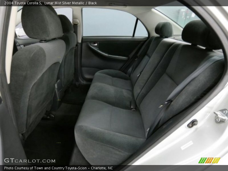 Lunar Mist Silver Metallic / Black 2004 Toyota Corolla S