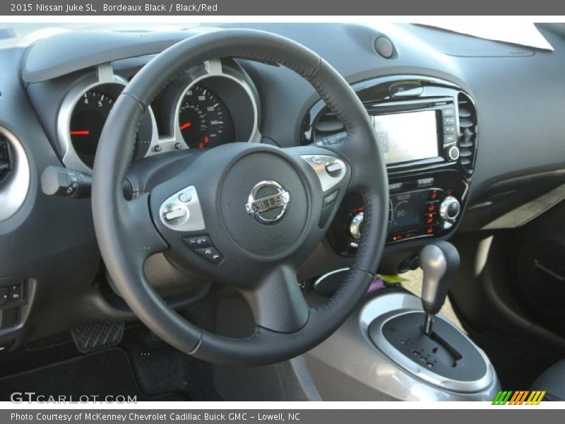 Bordeaux Black / Black/Red 2015 Nissan Juke SL