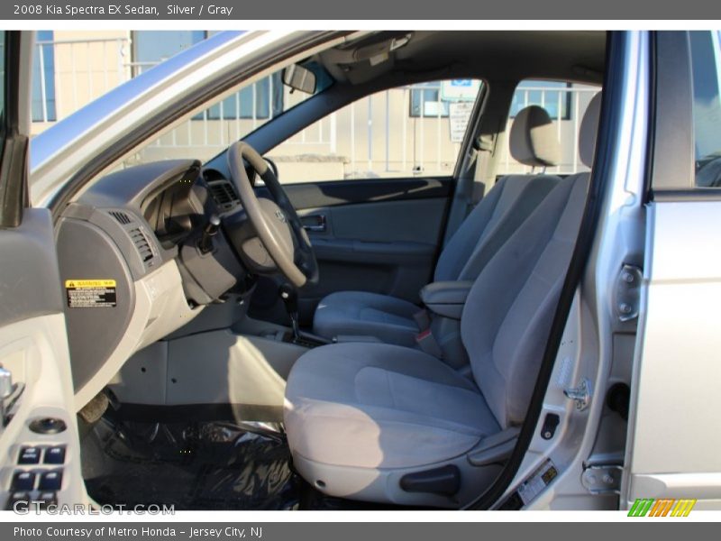 Silver / Gray 2008 Kia Spectra EX Sedan