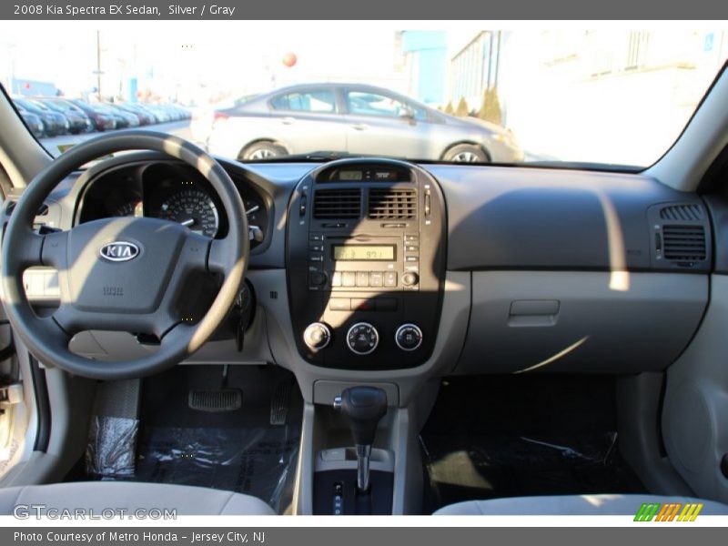 Silver / Gray 2008 Kia Spectra EX Sedan