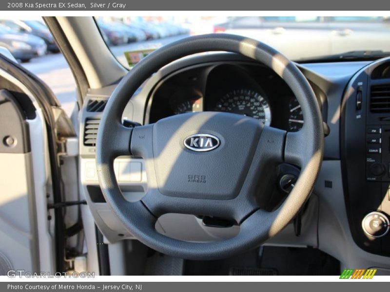 Silver / Gray 2008 Kia Spectra EX Sedan