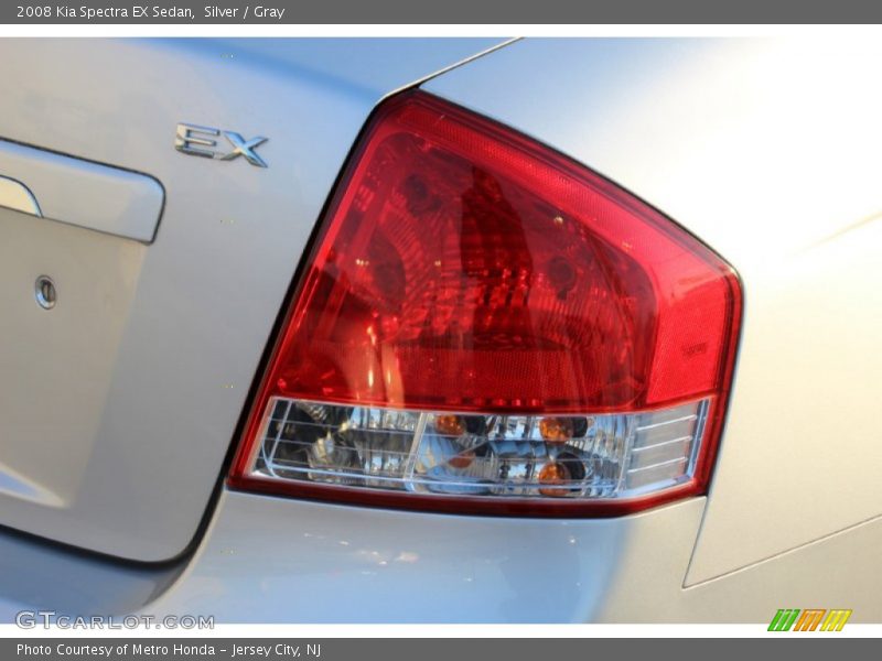 Silver / Gray 2008 Kia Spectra EX Sedan