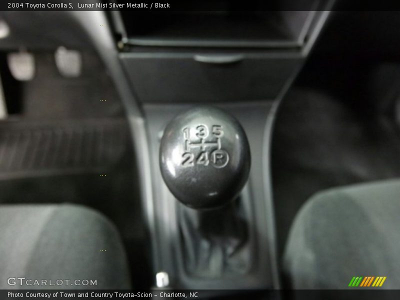 Lunar Mist Silver Metallic / Black 2004 Toyota Corolla S