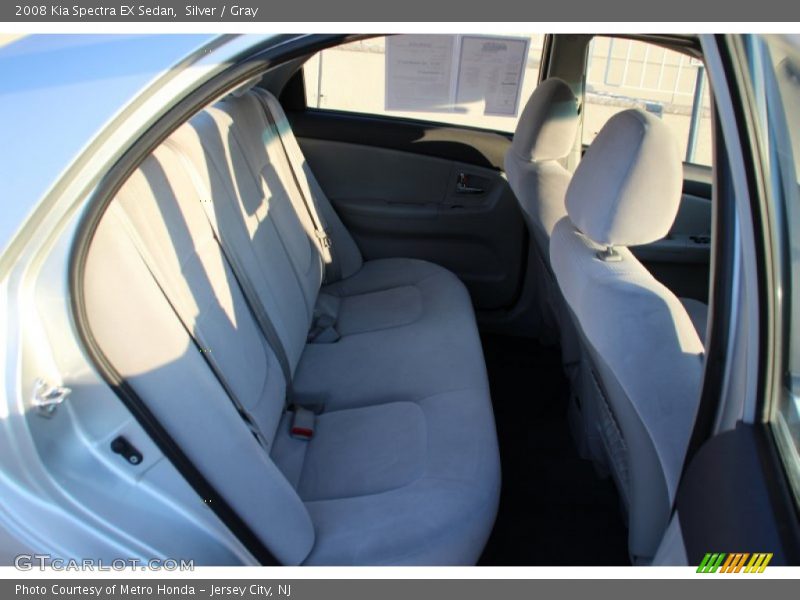 Silver / Gray 2008 Kia Spectra EX Sedan