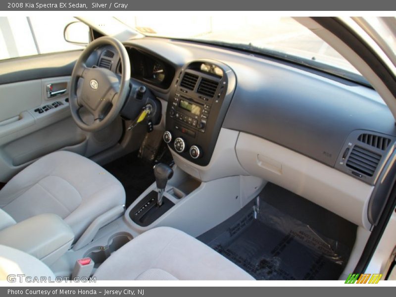 Silver / Gray 2008 Kia Spectra EX Sedan