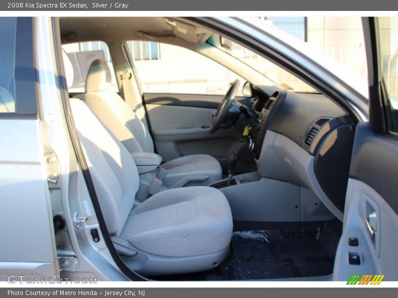 Silver / Gray 2008 Kia Spectra EX Sedan