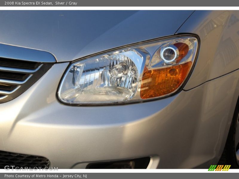 Silver / Gray 2008 Kia Spectra EX Sedan