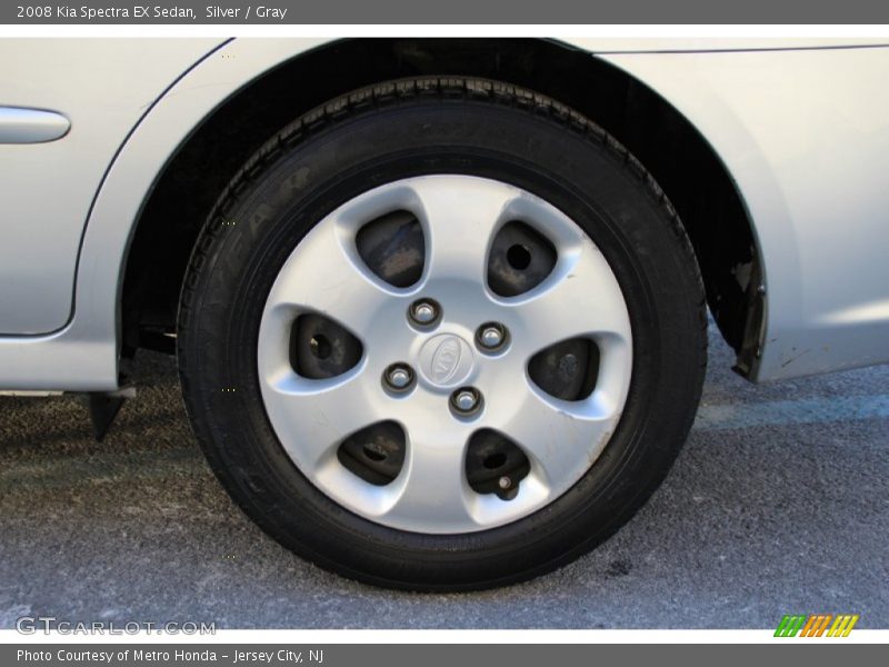 Silver / Gray 2008 Kia Spectra EX Sedan