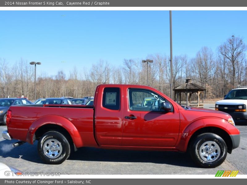  2014 Frontier S King Cab Cayenne Red