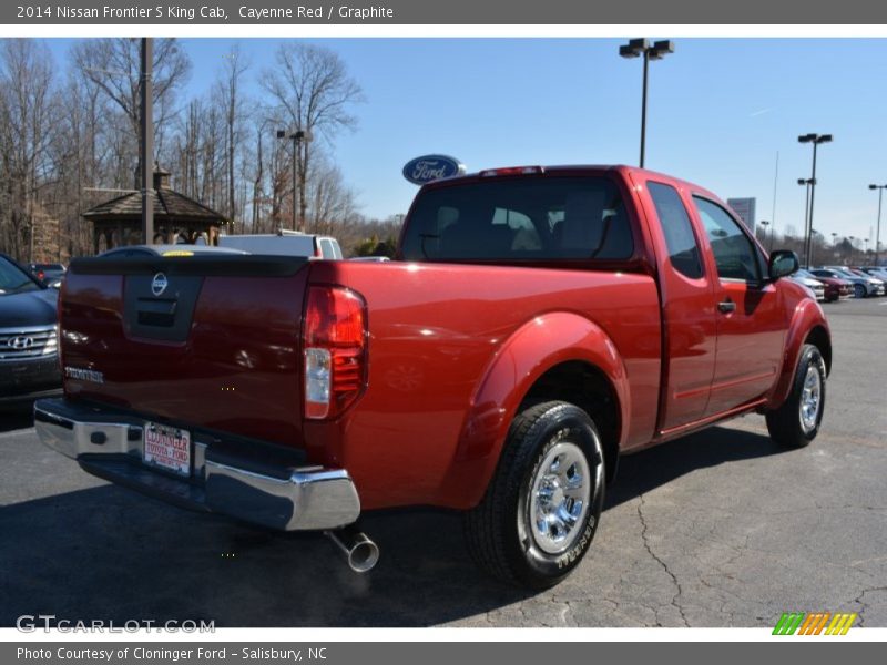 Cayenne Red / Graphite 2014 Nissan Frontier S King Cab