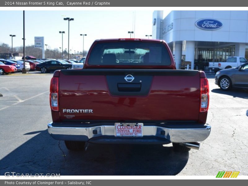 Cayenne Red / Graphite 2014 Nissan Frontier S King Cab