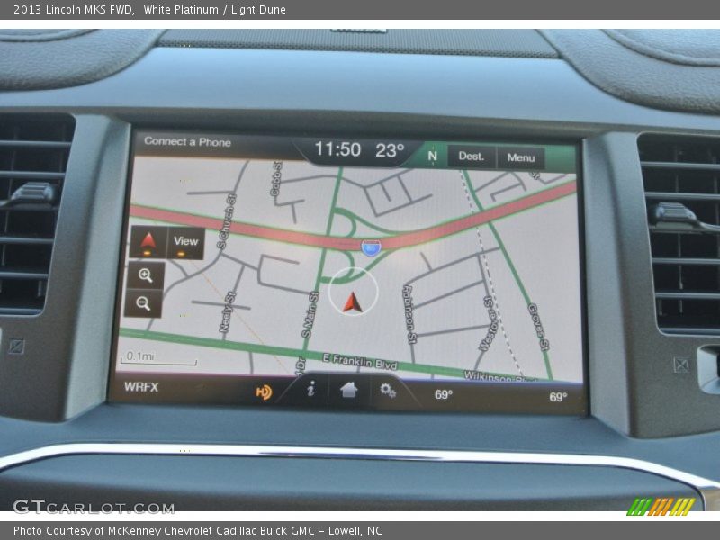 White Platinum / Light Dune 2013 Lincoln MKS FWD