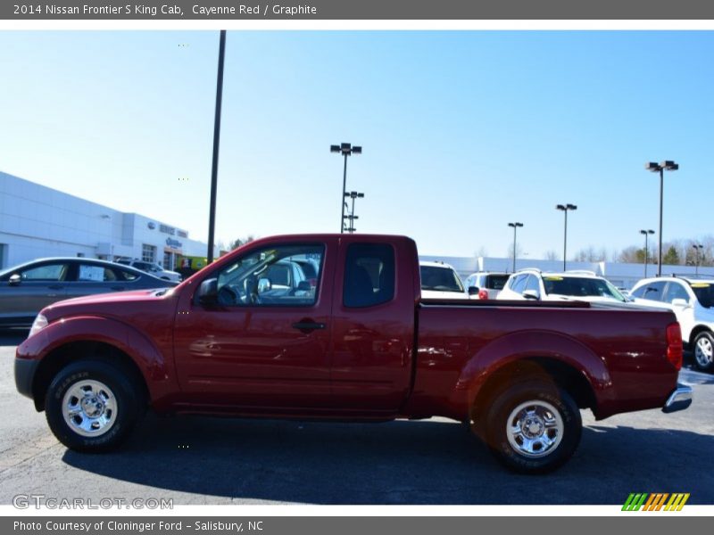 Cayenne Red / Graphite 2014 Nissan Frontier S King Cab
