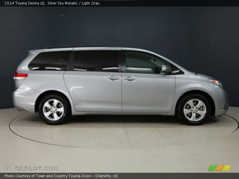 Silver Sky Metallic / Light Gray 2014 Toyota Sienna LE
