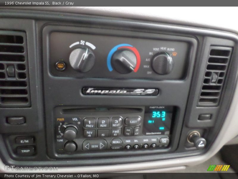 Controls of 1996 Impala SS