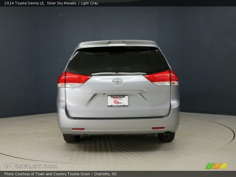 Silver Sky Metallic / Light Gray 2014 Toyota Sienna LE