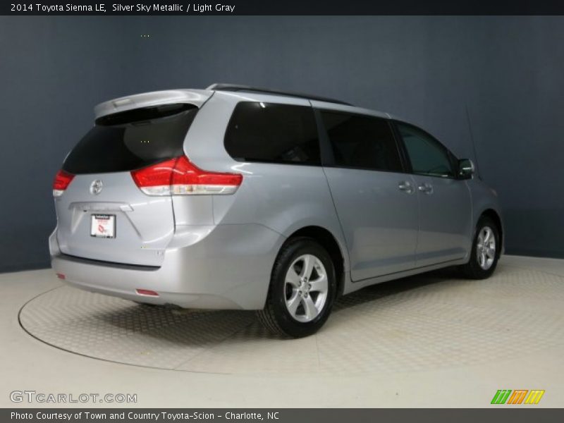 Silver Sky Metallic / Light Gray 2014 Toyota Sienna LE