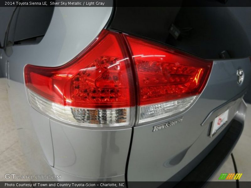 Silver Sky Metallic / Light Gray 2014 Toyota Sienna LE
