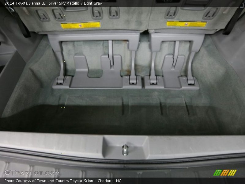 Silver Sky Metallic / Light Gray 2014 Toyota Sienna LE