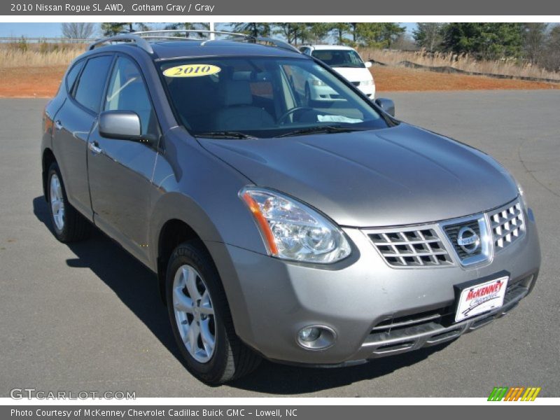 Gotham Gray / Gray 2010 Nissan Rogue SL AWD