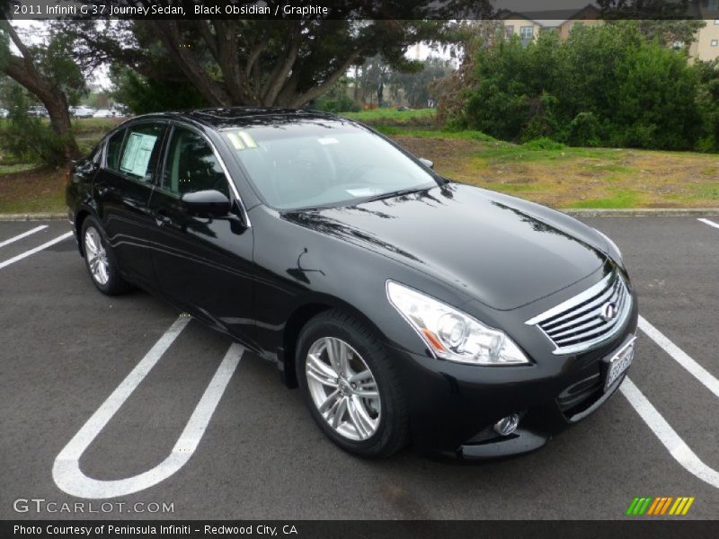 Black Obsidian / Graphite 2011 Infiniti G 37 Journey Sedan
