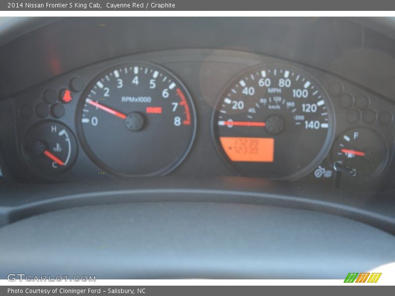 Cayenne Red / Graphite 2014 Nissan Frontier S King Cab