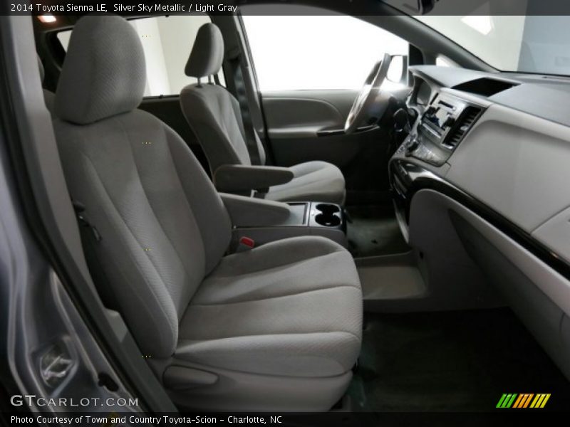 Silver Sky Metallic / Light Gray 2014 Toyota Sienna LE