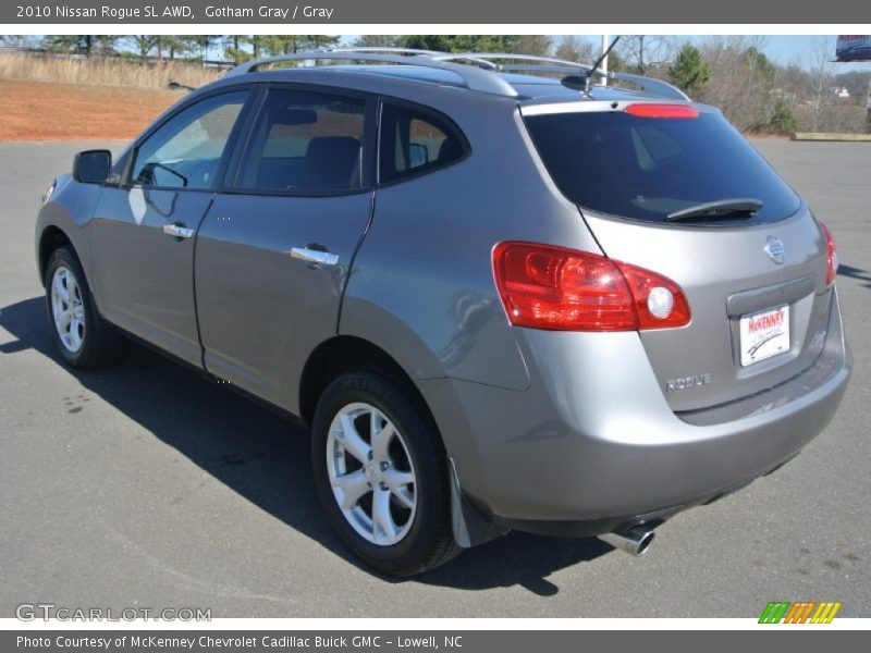 Gotham Gray / Gray 2010 Nissan Rogue SL AWD