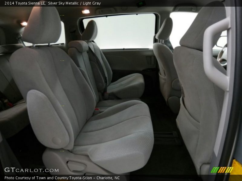 Silver Sky Metallic / Light Gray 2014 Toyota Sienna LE