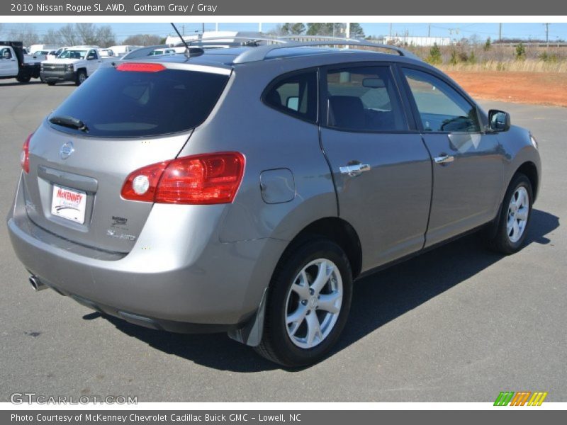 Gotham Gray / Gray 2010 Nissan Rogue SL AWD