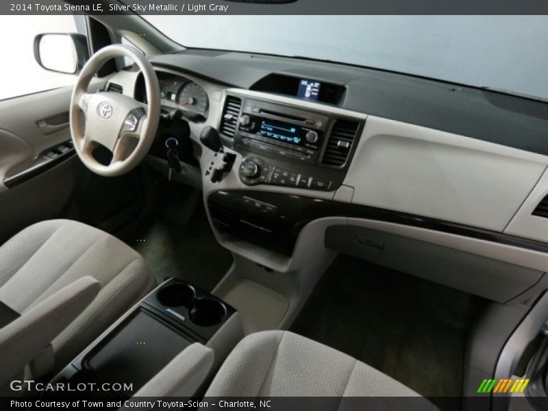 Silver Sky Metallic / Light Gray 2014 Toyota Sienna LE