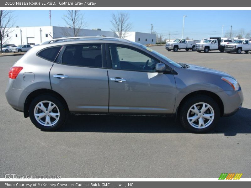 Gotham Gray / Gray 2010 Nissan Rogue SL AWD