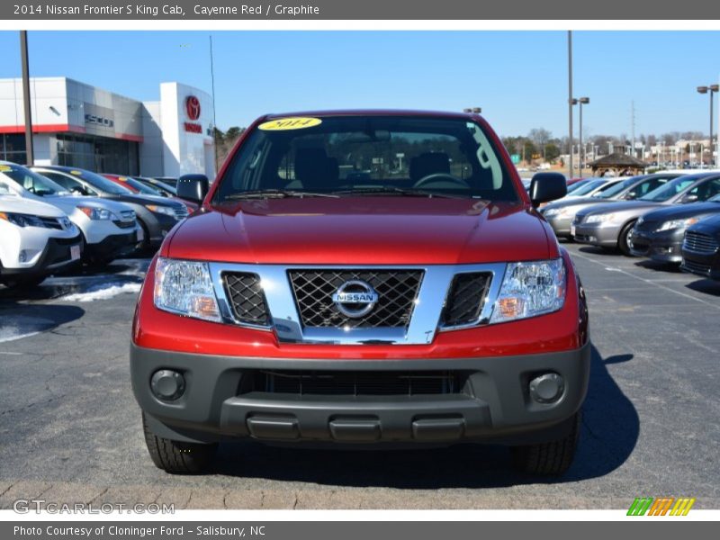 Cayenne Red / Graphite 2014 Nissan Frontier S King Cab