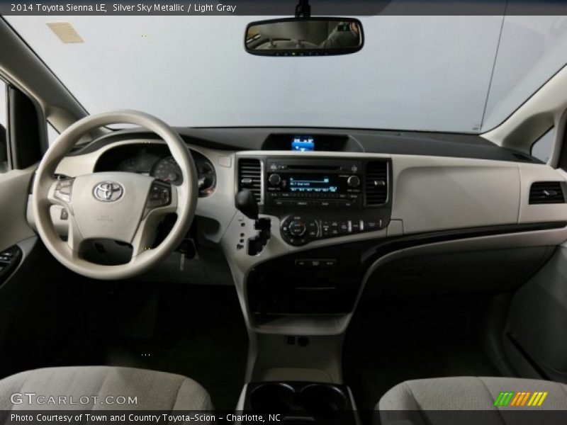 Silver Sky Metallic / Light Gray 2014 Toyota Sienna LE