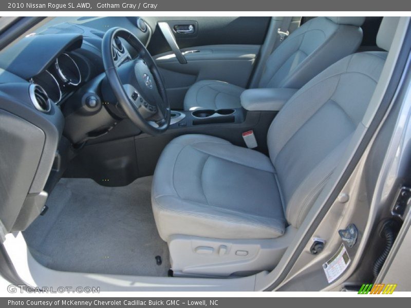 Gotham Gray / Gray 2010 Nissan Rogue SL AWD