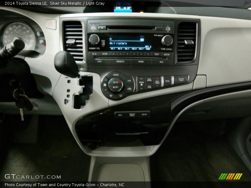 Silver Sky Metallic / Light Gray 2014 Toyota Sienna LE