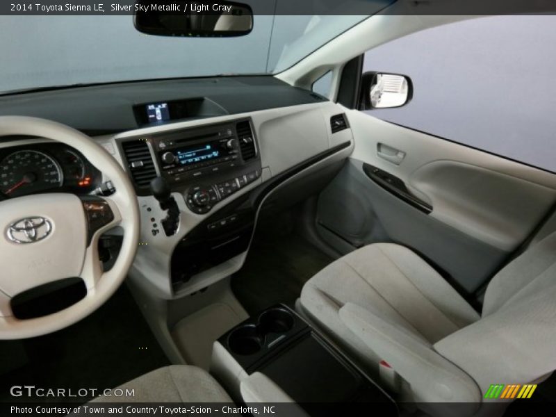 Silver Sky Metallic / Light Gray 2014 Toyota Sienna LE