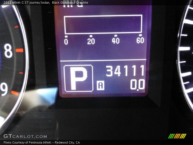 Black Obsidian / Graphite 2011 Infiniti G 37 Journey Sedan