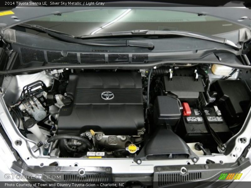 Silver Sky Metallic / Light Gray 2014 Toyota Sienna LE