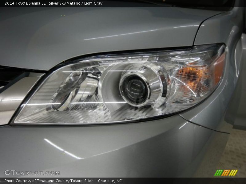 Silver Sky Metallic / Light Gray 2014 Toyota Sienna LE