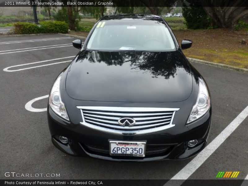 Black Obsidian / Graphite 2011 Infiniti G 37 Journey Sedan