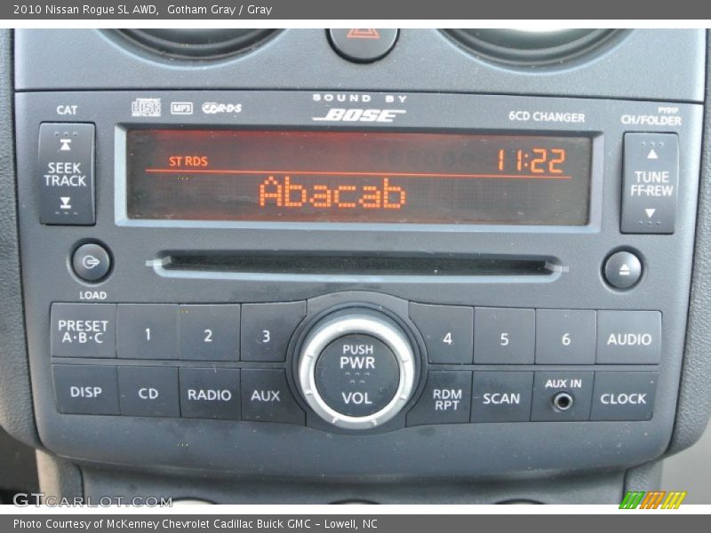 Gotham Gray / Gray 2010 Nissan Rogue SL AWD